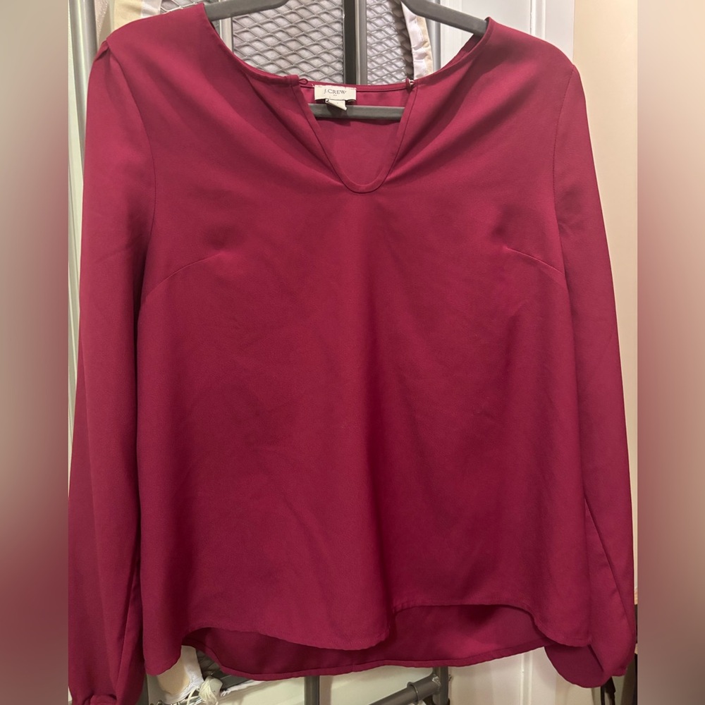 J. Crew Magenta Women's Top